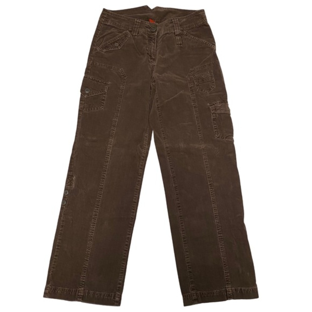 Sundance Wide Leg Corduroy Cargo Pants Womens 6 30x29 Capsule Heritage Minimal